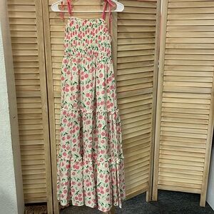 Sweethoney cherry maxi dress